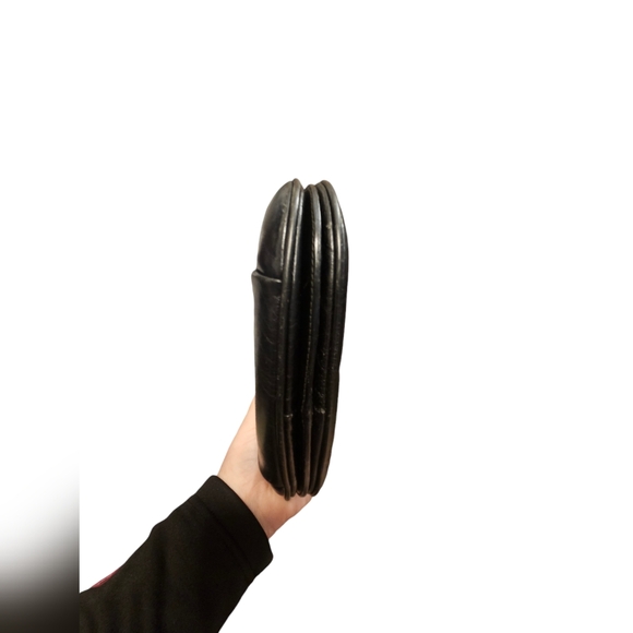 Burberrys 1980s Double flap Black leather crossbody - Picture 5 of 10